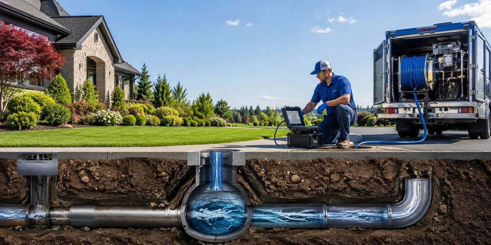 Drainage restoration information for Union Center, WI